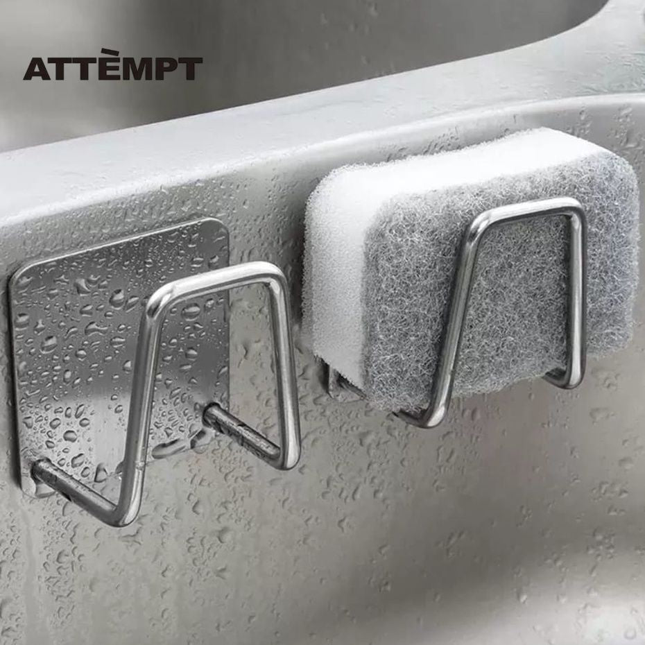 Suporte de Pia para Esponjas em Aço Inoxidável