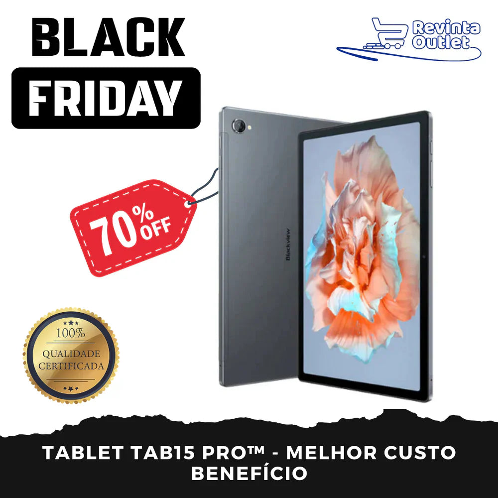 Tablet TAB15 Pro - MELHOR CUSTO BENEFÍCIO - ÚLTIMAS UNIDADES DISPONÍVEIS