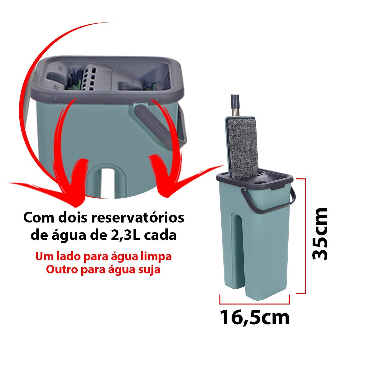 Rodo FLAT MOP + 1 REFIL