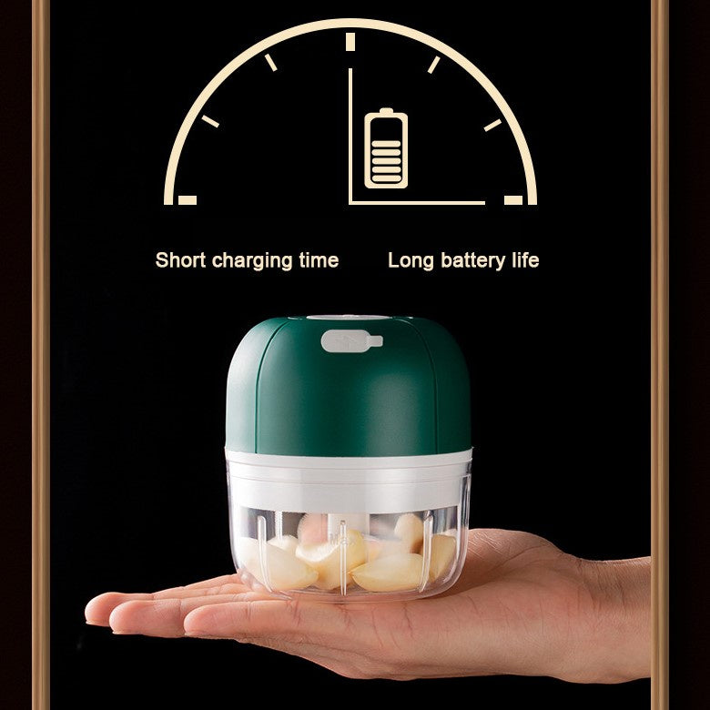 Mini Processador Elétrico Portátil Recarregável USB 100/250ml