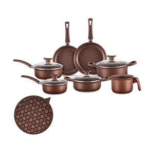 Jogo de Panelas Antiaderente 10 Peças