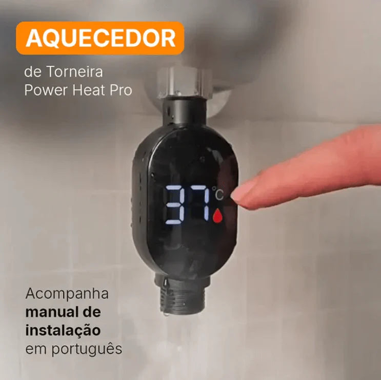 Aquecedor de Torneira Potente e Econômico Sem Fio HeatPro® – [LANÇAMENTO 2025]