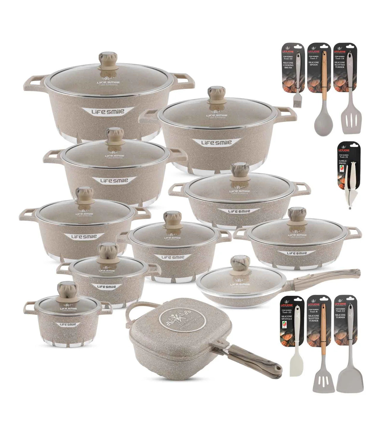 Conjunto de Panelas de Cerâmica Antiaderentes - ESCOLHA SEU KIT