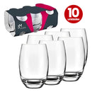 Kit com 15 Potes Herméticos de Vidro + 10 Copos de Vidro Aruba de Brinde