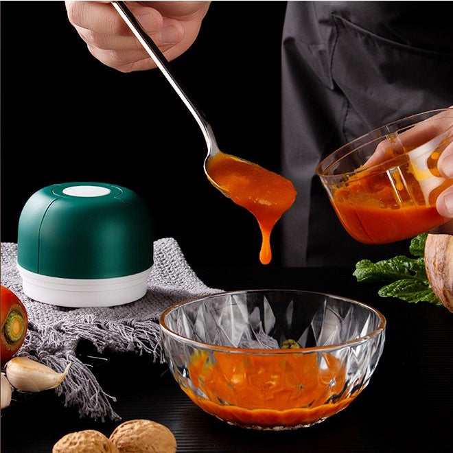 Mini Processador Elétrico Portátil Recarregável USB 100/250ml