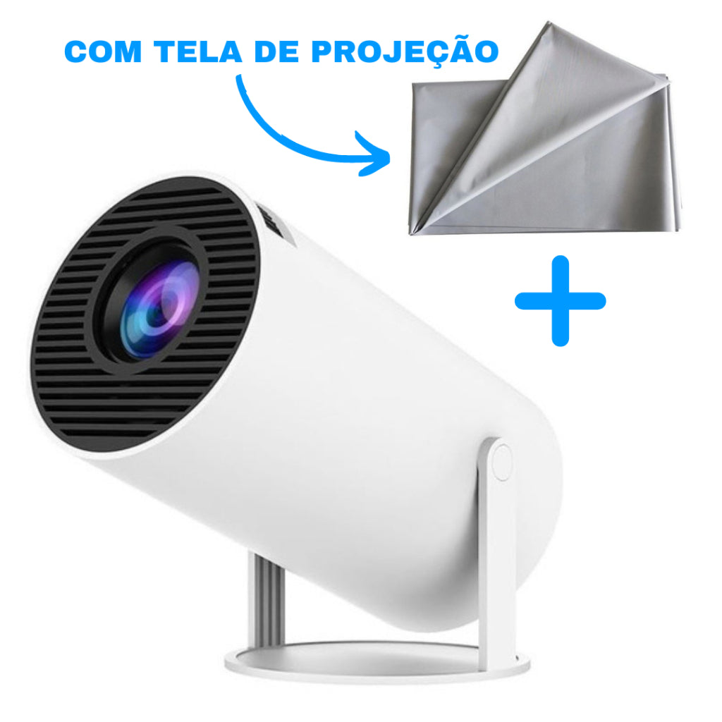 Projetor Portátil 4K [150 POLEGADAS]