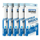 Kit Esponja Mágica Multiuso Melanina Remove Tira Manchas