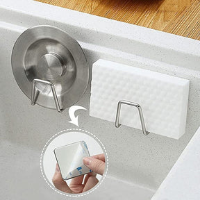 Suporte de Pia para Esponjas em Aço Inoxidável
